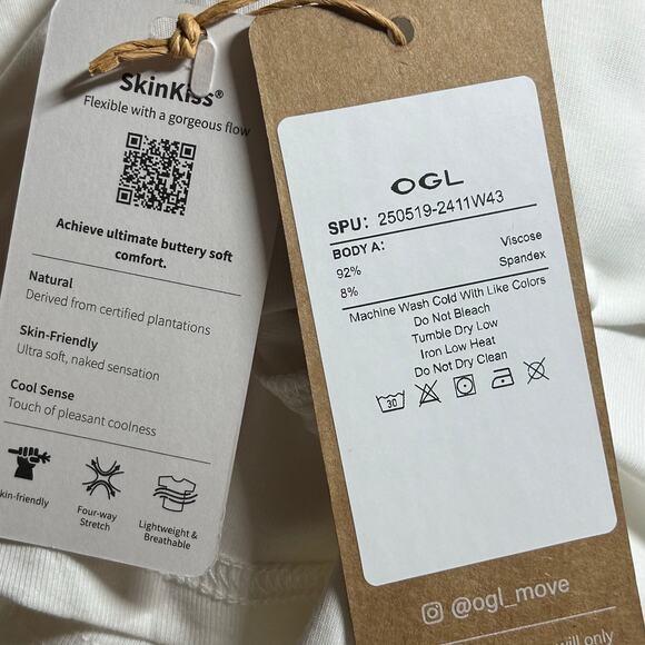 OGL Women's Flowy Criss Cross Off Shoulder Midi Brami Dress Pure White L New - Picture 8 of 8